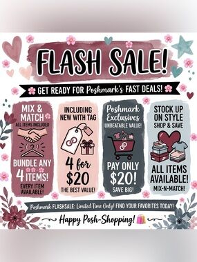 🌸 FLASH MEGA SALE 4 X $20